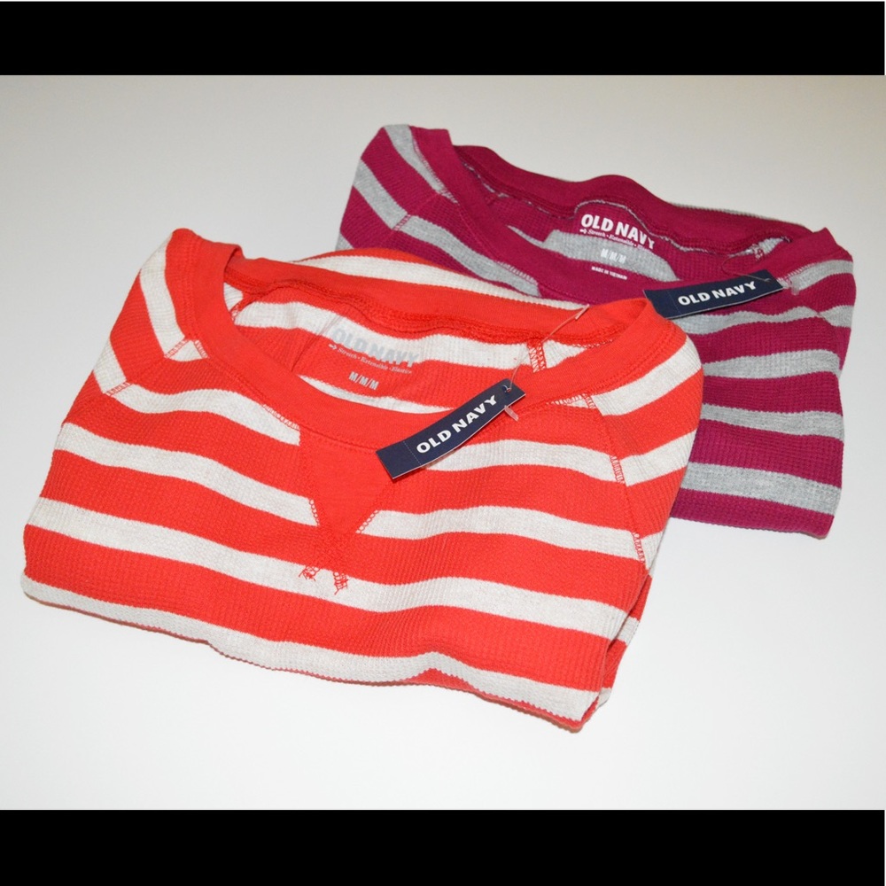 Simple Striped Long Sleeve Tees